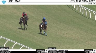 Upcharge (Black Cap) and Later Than Planned Worked 5 Furlongs at Del Mar on August 30th, 2026