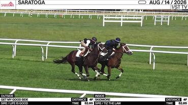 Get My Good Side (Outside) and Skidmore Worked 4 Furlongs in 52.85 at Saratoga on August 14th, 2026