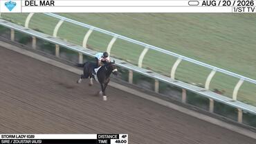 Storm Lady Worked 4 Furlongs in 49.00 at Del Mar on August 20th, 2026