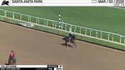 The Last Straw Worked 3 Furlongs in 36.00 at Santa Anita Park on March 2nd, 2026
