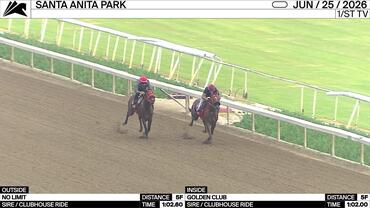 No Limit (Outside) and Golden Club Worked 5 Furlongs at Santa Anita Park on June 25th, 2026