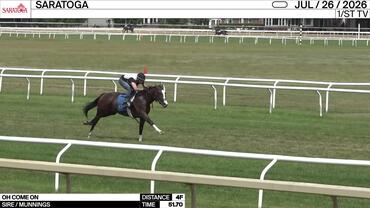 Oh Come On Worked 4 Furlongs in 51.70 at Saratoga on July 26th, 2026