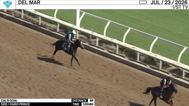 Cal's Goal Worked 5 Furlongs in 1:00.60 at Del Mar on July 23rd, 2026