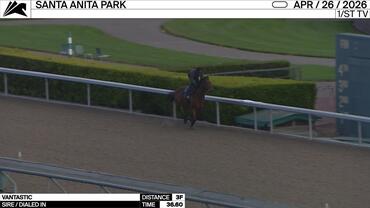 Vantastic Worked 3 Furlongs in 36.60 at Santa Anita Park on April 26th, 2026