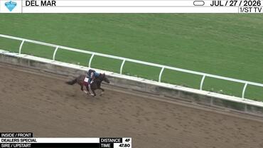 Dealers Special (Inside/Front) Worked 4 Furlongs in 47.80 at Del Mar on July 27th, 2026