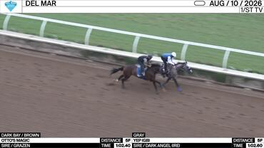 Otto's Magic (Dark Bay) and Yep Worked 5 Furlongs at Del Mar on August 10th, 2026