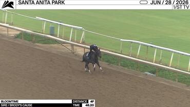 Bloomtime Worked 4 Furlongs in 48.20 at Santa Anita Park on June 28th, 2026