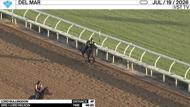 Lord Bullingdon Worked 4 Furlongs in 46.20 at Del Mar on July 19th, 2026
