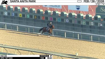 Eva Lea Worked 4 Furlongs in 48.20 at Santa Anita Park on February 26th, 2026