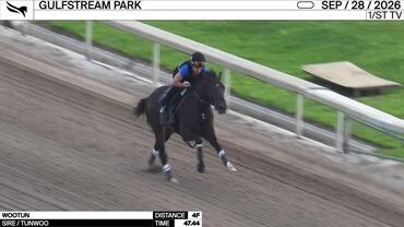 Wootun Worked 4 Furlongs in 47.44 at Gulfstream Park on September 28th, 2026