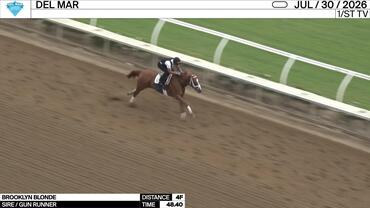 Brooklyn Blonde Worked 4 Furlongs in 48.40 at Del Mar on July 30th, 2026