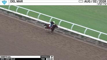 Debby's Gal Worked 5 Furlongs in 1:02.20 at Del Mar on August 2nd, 2026