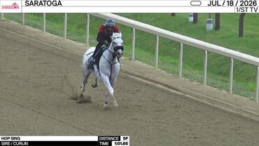 Hop Sing Worked 5 Furlongs in 1:01.85 at Saratoga on July 18th, 2026