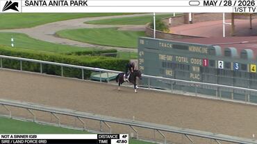Not A Sinner Worked 4 Furlongs in 47.80 at Santa Anita Park on May 28th, 2026