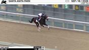 Can't Sleep Worked 5 Furlongs in 1:00.20 at Santa Anita Park on September 16th, 2026