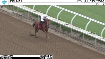 Jacklyn Lucas Worked 6 Furlongs in 1:13.40 at Del Mar on July 23rd, 2026