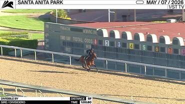 Divisible By Worked 5 Furlongs in 1:00.80 at Santa Anita Park on May 7th, 2026