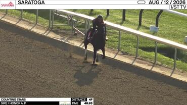 Counting Stars Worked 4 Furlongs in 48.93 at Saratoga on August 12th, 2026