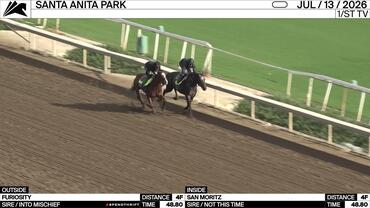 Furiosity (Outside) and San Moritz Worked 4 Furlongs in 48.80 at Santa Anita Park on July 13th, 2026
