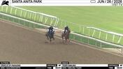 Oracle of Paradise (Outside) and Tiger Smiling Worked 4 Furlongs in 48.00 at Santa Anita Park on June 28th, 2026