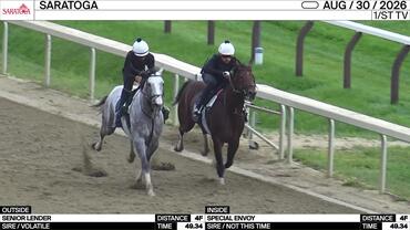 Senior Lender (Outside) and Special Envoy Worked 4 Furlongs in 49.34 at Saratoga on August 30th, 2026