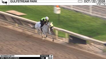 Boombox Betty Worked 4 Furlongs in 49.06 at Gulfstream Park on October 22nd, 2026