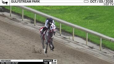 High Magic Worked 4 Furlongs in 48.98 at Gulfstream Park on October 3rd, 2026