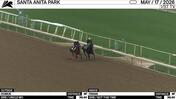 Domus (Outside) and Faran Worked 3 Furlongs in 36.40 at Santa Anita Park on May 17th, 2026