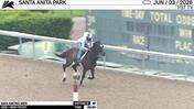 Man Among Men Worked 4 Furlongs in 48.80 at Santa Anita Park on June 3rd, 2026