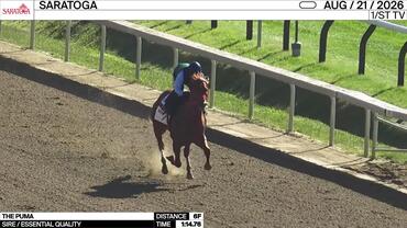 The Puma Worked 6 Furlongs in 1:14.76 at Saratoga on August 21st, 2026