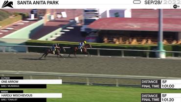 One Arrow (Outside) and Hardly Mischievous Worked 5 Furlongs at Santa Anita Park on September 28th, 2022