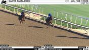 How Lovely (Black Cap) and Mr. Leasure Worked 5 Furlongs at Santa Anita Park on July 8th, 2026