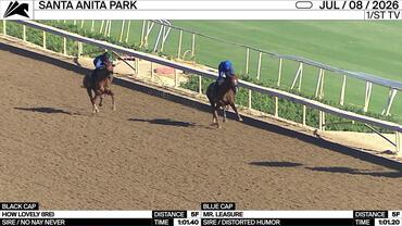 How Lovely (Black Cap) and Mr. Leasure Worked 5 Furlongs at Santa Anita Park on July 8th, 2026