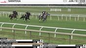 Democracy Defender (Outside), Livin the Breeze (Middle/Behind) and Marvelous Madison Worked 4 Furlongs at Saratoga on June 12th, 2026, for trainer Jorge Abreu