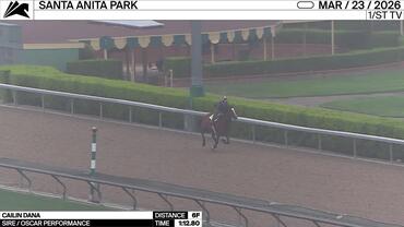 Cailin Dana Worked 6 Furlongs in 1:12.80 at Santa Anita Park on March 23rd, 2026