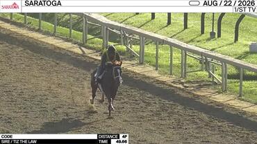 Code Worked 4 Furlongs in 49.66 at Saratoga on August 22nd, 2026