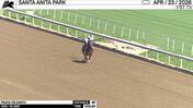Peace On Earth Worked 5 Furlongs in 1:03.20 at Santa Anita Park on April 23rd, 2026
