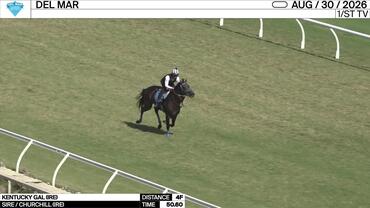 Kentucky Gal Worked 4 Furlongs in 50.60 at Del Mar on August 30th, 2026