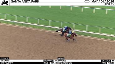 Sir Davis (Outside) and Sudeikis Worked 5 Furlongs at Santa Anita Park on May 1st, 2026