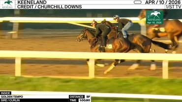 Golden Tempo Worked 5 Furlongs in 1:00.80 at Keeneland on April 16th, 2026