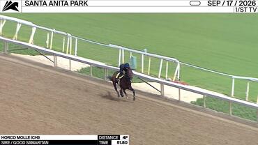 Horco Molle Worked 4 Furlongs in 51.80 at Santa Anita Park on September 17th, 2026