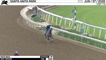 Fight Back Worked 4 Furlongs in 47.60 at Santa Anita Park on June 27th, 2026