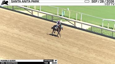 Possible Queen Worked 4 Furlongs in 49.80 at Santa Anita Park on September 28th, 2026