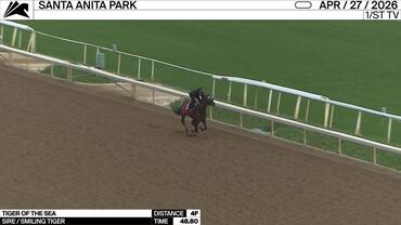 Tiger of the Sea Worked 4 Furlongs in 48.80 at Santa Anita Park on April 27th, 2026