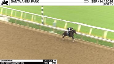 Sammy Davis Worked 4 Furlongs in 47.80 at Santa Anita Park on September 14th, 2026