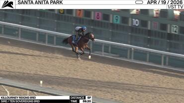 Killourney Reigns Worked 5 Furlongs in 59.20 at Santa Anita Park on April 19th, 2026