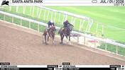 Storm Goddess (Outside) and Black Pearl Worked 5 Furlongs in 1:01.20 at Santa Anita Park on July 1st, 2026