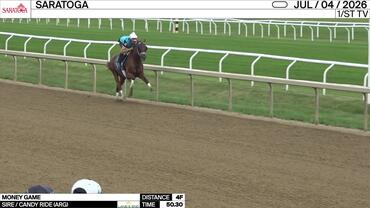 Money Game Worked 4 Furlongs in 50.30 at Saratoga on July 4th, 2026