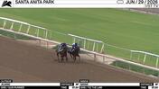 Jiliang (Outside) and Nayar Worked 3 Furlongs in 37.20 at Santa Anita Park on June 29th, 2026