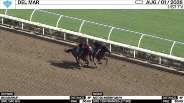Big Markup (Outside) and Not So Merry Mary Worked 4 Furlongs in 50.00 at Del Mar on August 1st, 2026